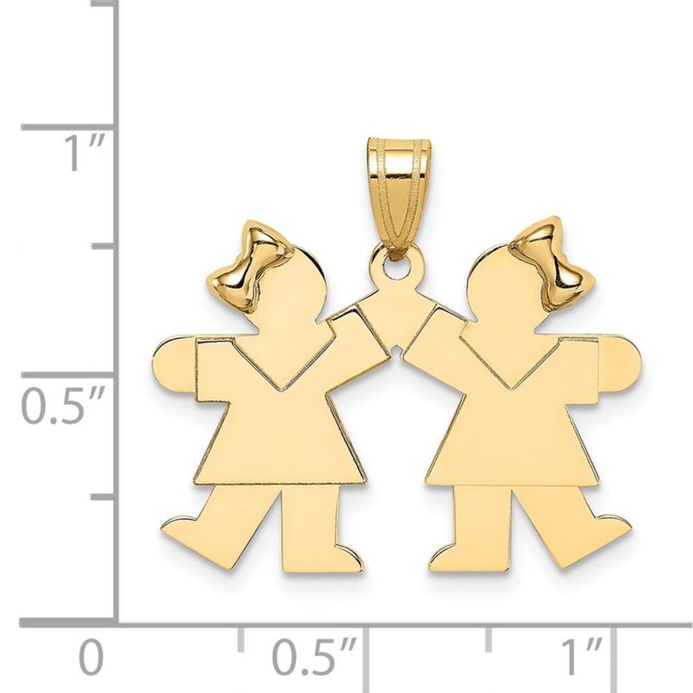 Kazi Luxury 14k Yellow Gold Solid Engravable Smal… - image 3